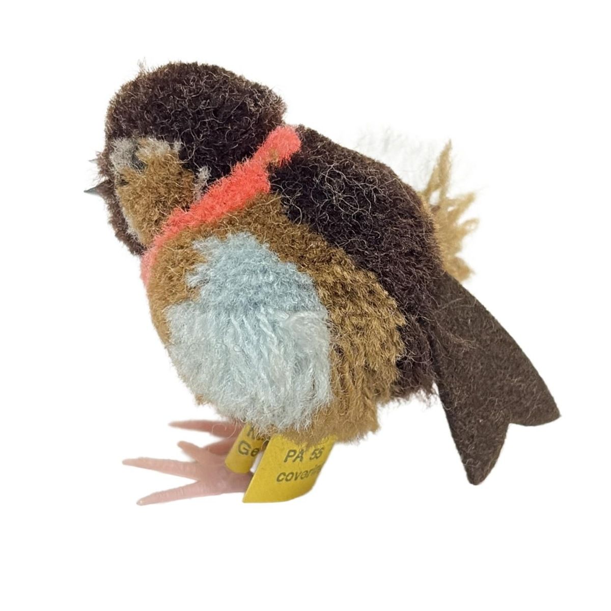 Steiff(シュタイフ) ぬいぐるみ美品 - ダークブラウン×ピンク×マルチ