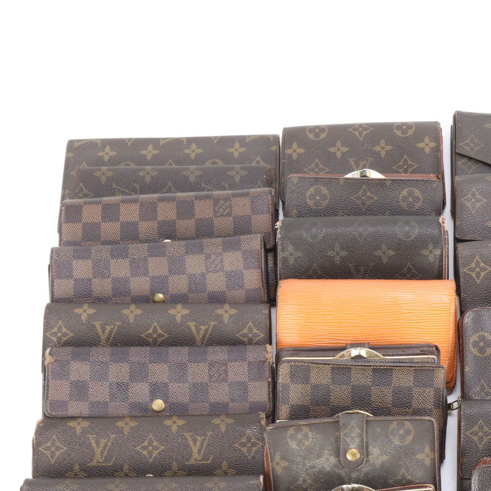 まとめ 35点 セット ルイヴィトン モノグラム ダミエ レザー 長財布 二つ折り ロング ウォレット キーケース メンズ EEE DB 24-1