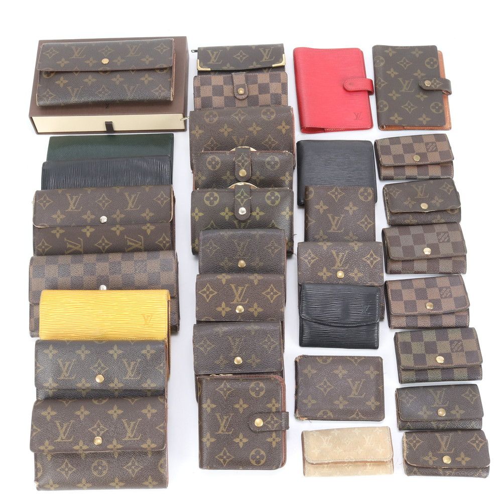 まとめ 33点 セット ルイヴィトン モノグラム ダミエ レザー 長財布 二