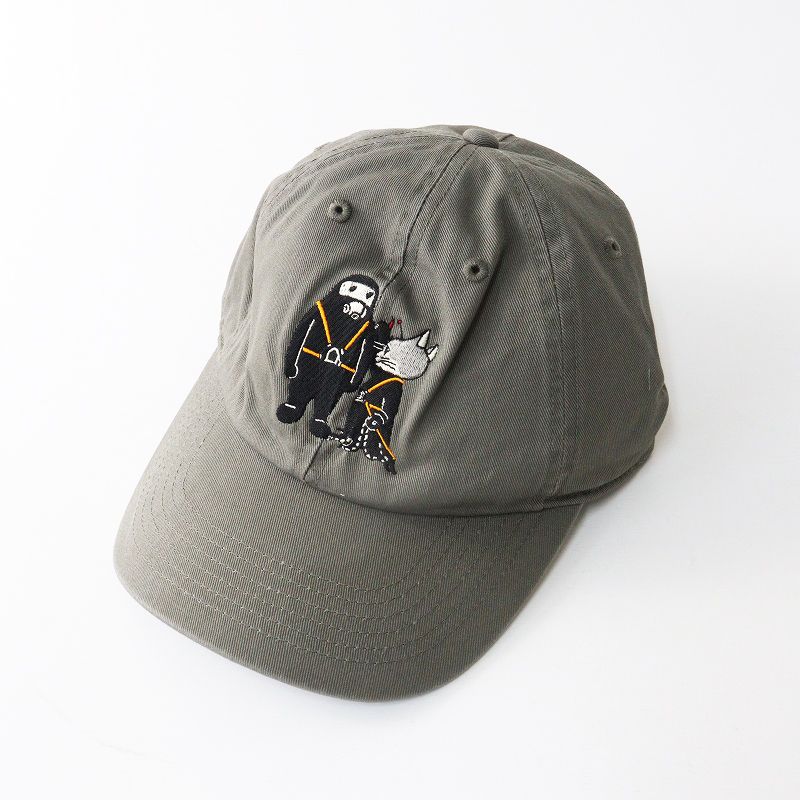 キャップ　帽子　Teddy Bear Works ボリス雑貨店　ヒグチユウコ キャップ Teddy Bear Works（BG) – ボリス雑貨店