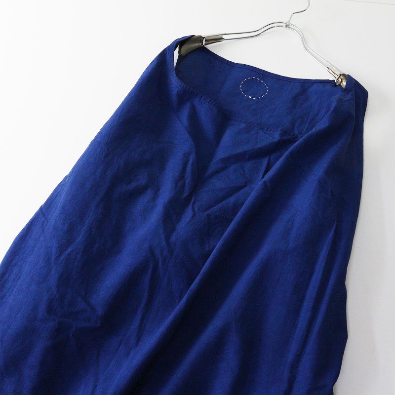  コズミックワンダー COSMIC WONDER Cotton linen weather cloth big tank top day dress ドレス 1 ブルー 琉球藍 その他 その他