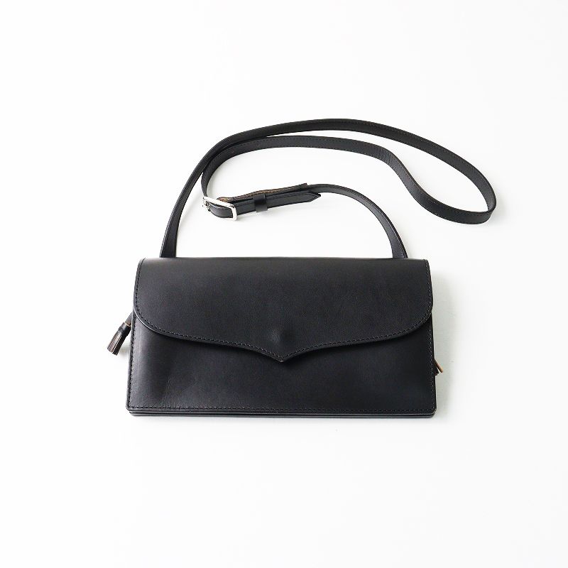 新品✨R&D.M.Coオールドマンズテーラー　ショルダーウォレット　ブラック R&D.M.Co- オールドマンズテーラー SHOULDER WALLET レザーショルダー