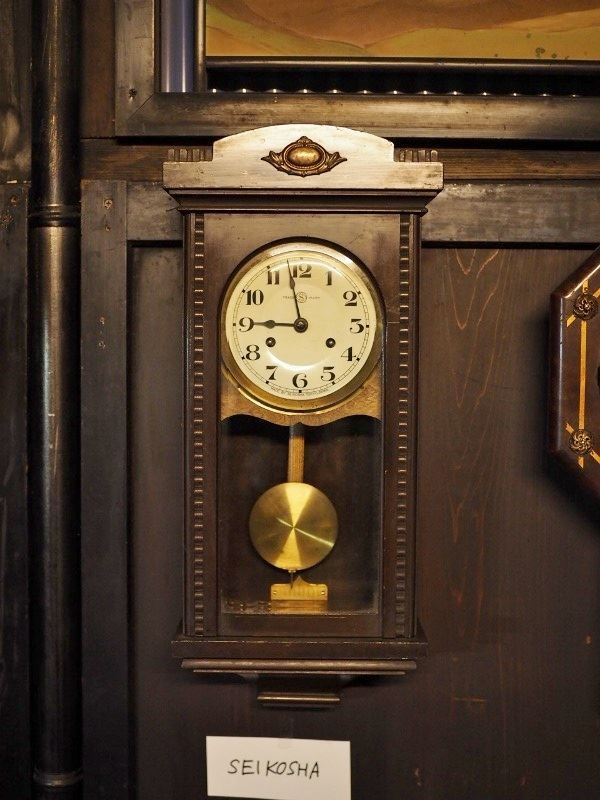 精工舎 アンティーク柱時計 昭和前期 古録展 品番C 3051