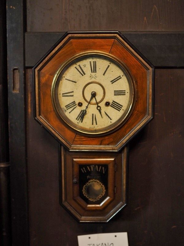 TAKANO アンティーク柱時計 明治時代 古録展 品番C3061