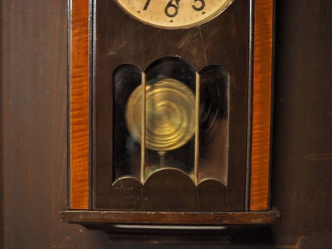 GS アンティーク柱時計 昭和前期 古録展 アウトレット 送料無料 品番