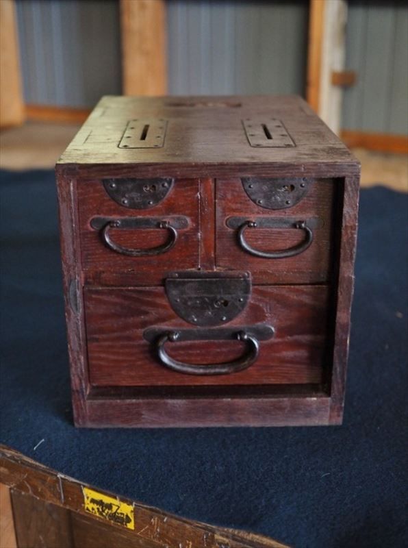 銭函抽斗 明治時代 古録展 品番S 10858