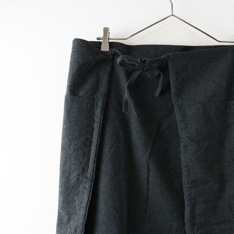 美品 えみおわす emiowasu ラップスカート ｜グレー系 ボトムス 巻き