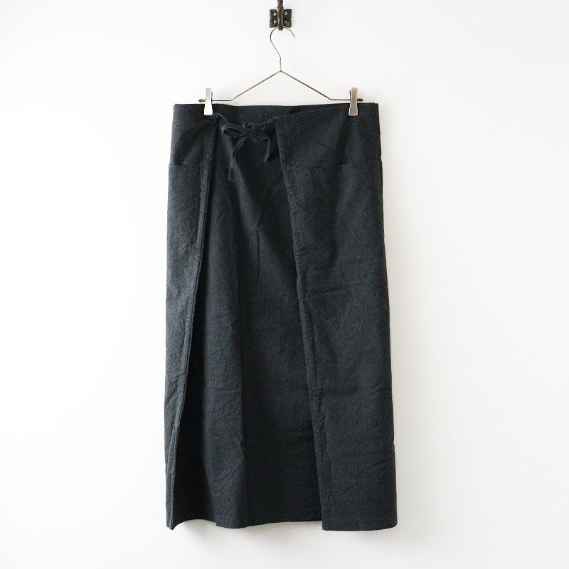 美品 えみおわす emiowasu ラップスカート ｜グレー系 ボトムス 巻き