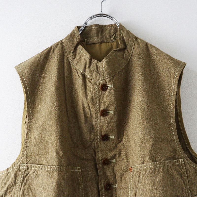  メンズ 2025 AW フォーティーファイブアール 45 R 撚杢平のニームベスト MEN 4 ベージュ ノースリーブ 羽織り 登山用品 アウトドア