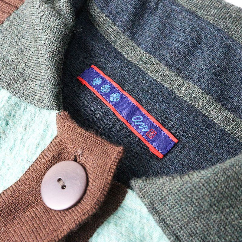 美品 センソユニコ あん吉 Sensounico ann吉 縮絨ウール切替