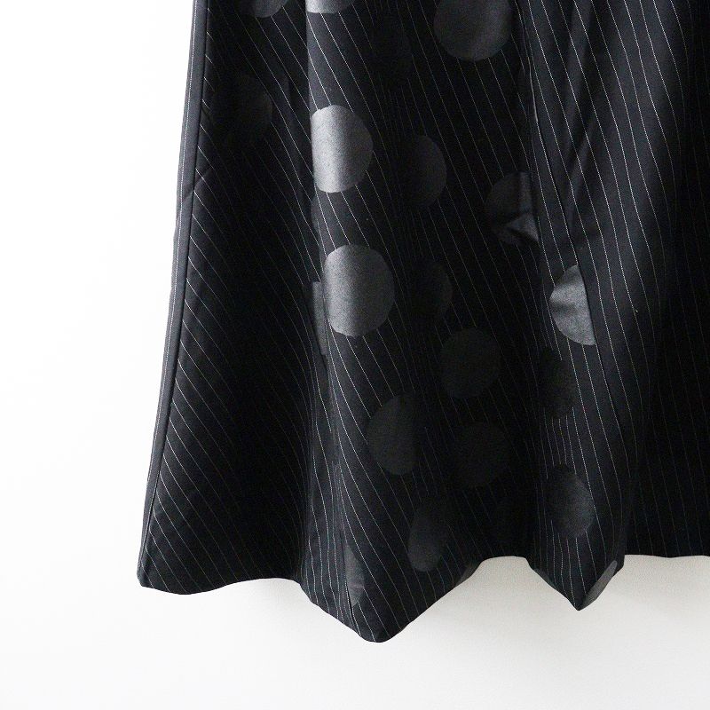 ソウソウ SOU・SOU 京都 梳毛 富士 M｜ブラック 濡れ羽色 ストライプ
