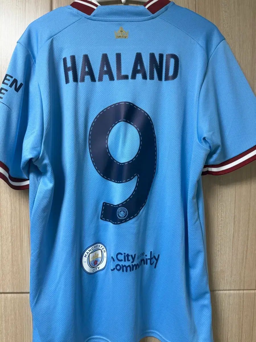 22-23 マンチェスター シティ トレブル ホーム ハーランド 出品 - メルカリ