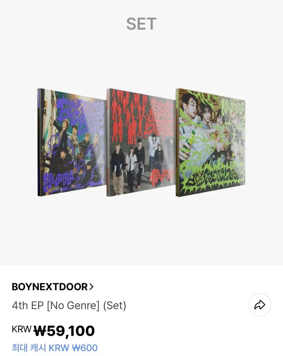 BOYNEXTDOOR(ボイネク) ノー・ジャンル No Genre 未開封 アルバム