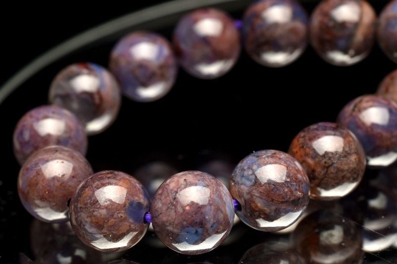 １点物 癒されたい方必見 高品質 スギライト 杉石 7.5 mm ブレスレット パワーストーン 天然石 _MC 1689