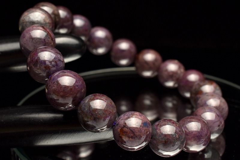 １点物 癒されたい方必見 高品質 スギライト 杉石 10 mm ブレスレット パワーストーン 天然石 _MC 1691