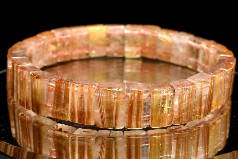 迫力金針 ゴールドタイチンルチルクォーツ