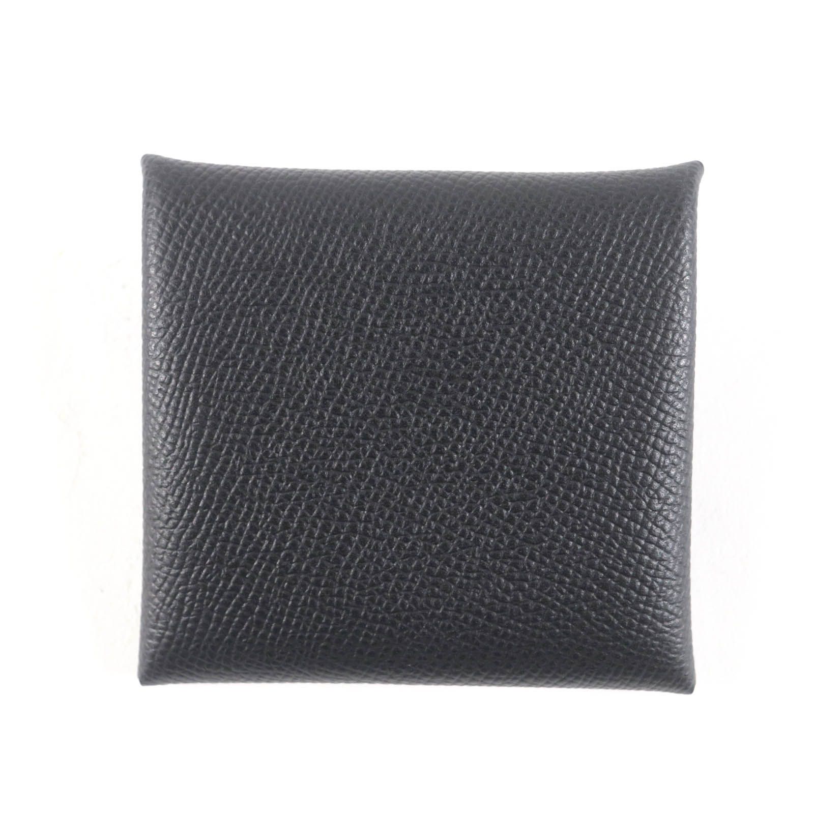 未使用品☆HERMES エルメス バスティア ブラック ヴォーエプソン