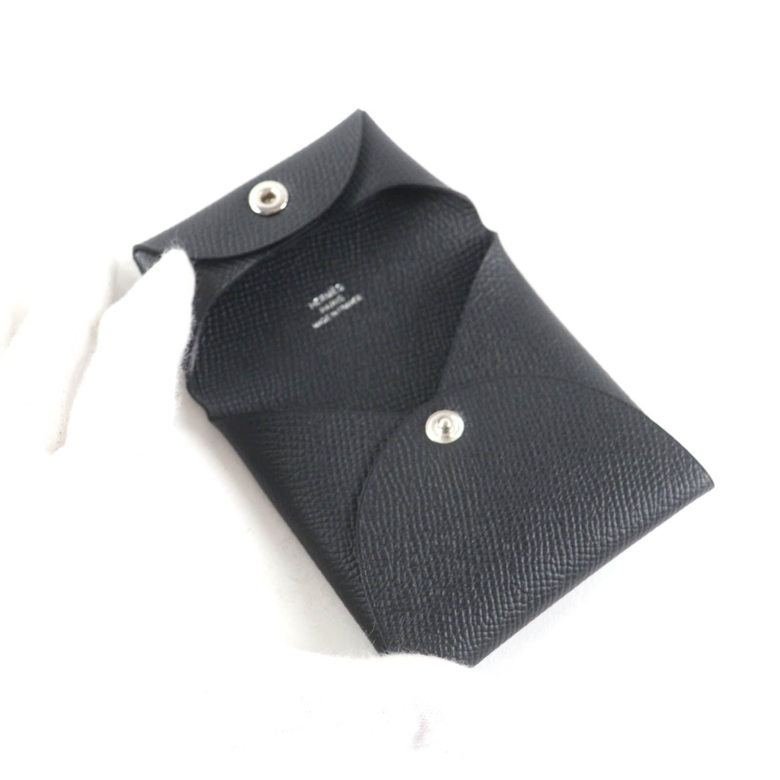 \" HERMES エルメス \" バスティア ヴォーエプソン B刻印 ブラック エルメス コインケース バスティア ブラック エプソン B刻印 HERMES