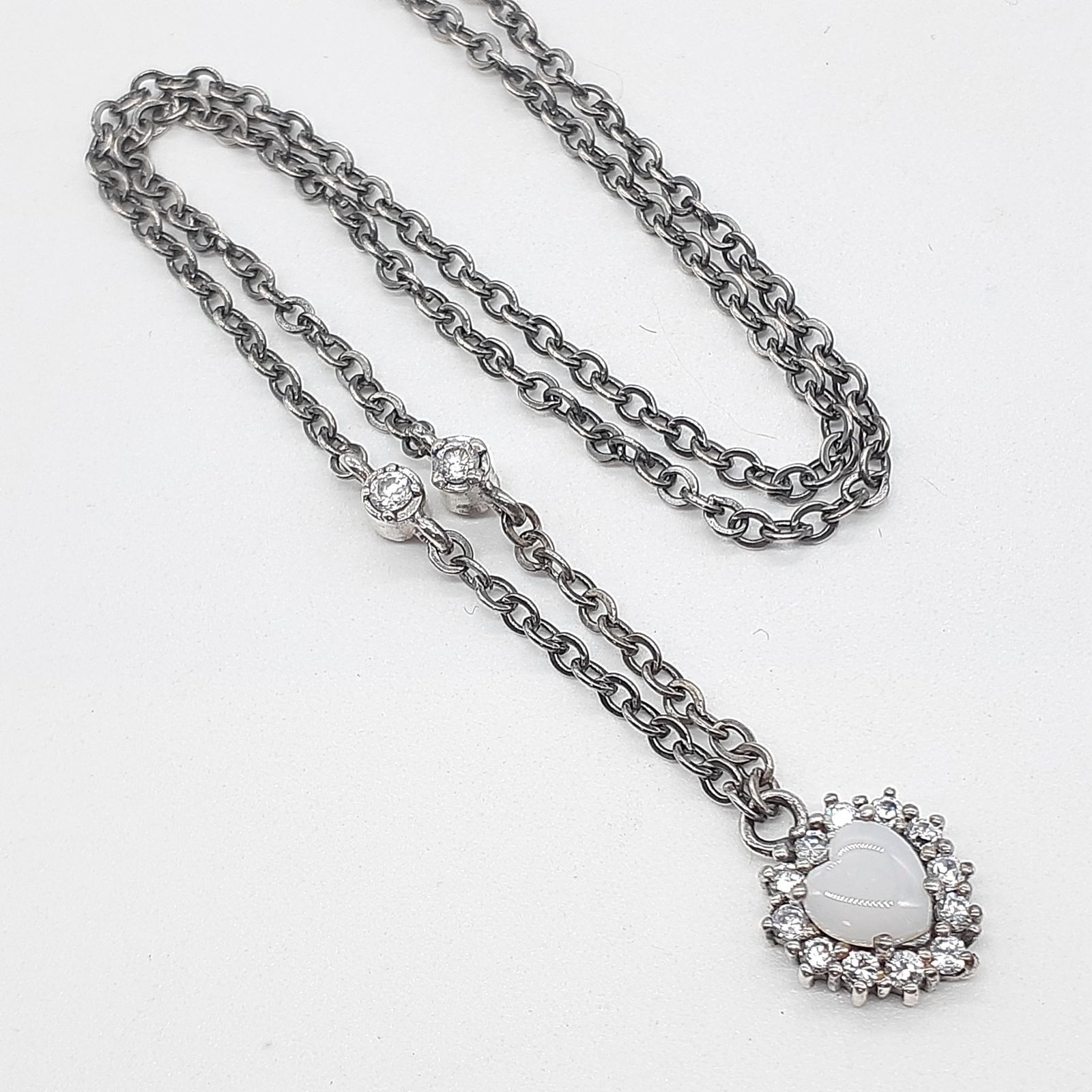 ANNA SUI アナスイ ネックレス SILVER 925 シルバー ジルコニア 