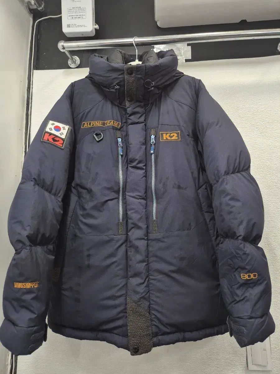 K 2 アルパインチーム 800 ダウン パディング 100 105 状態