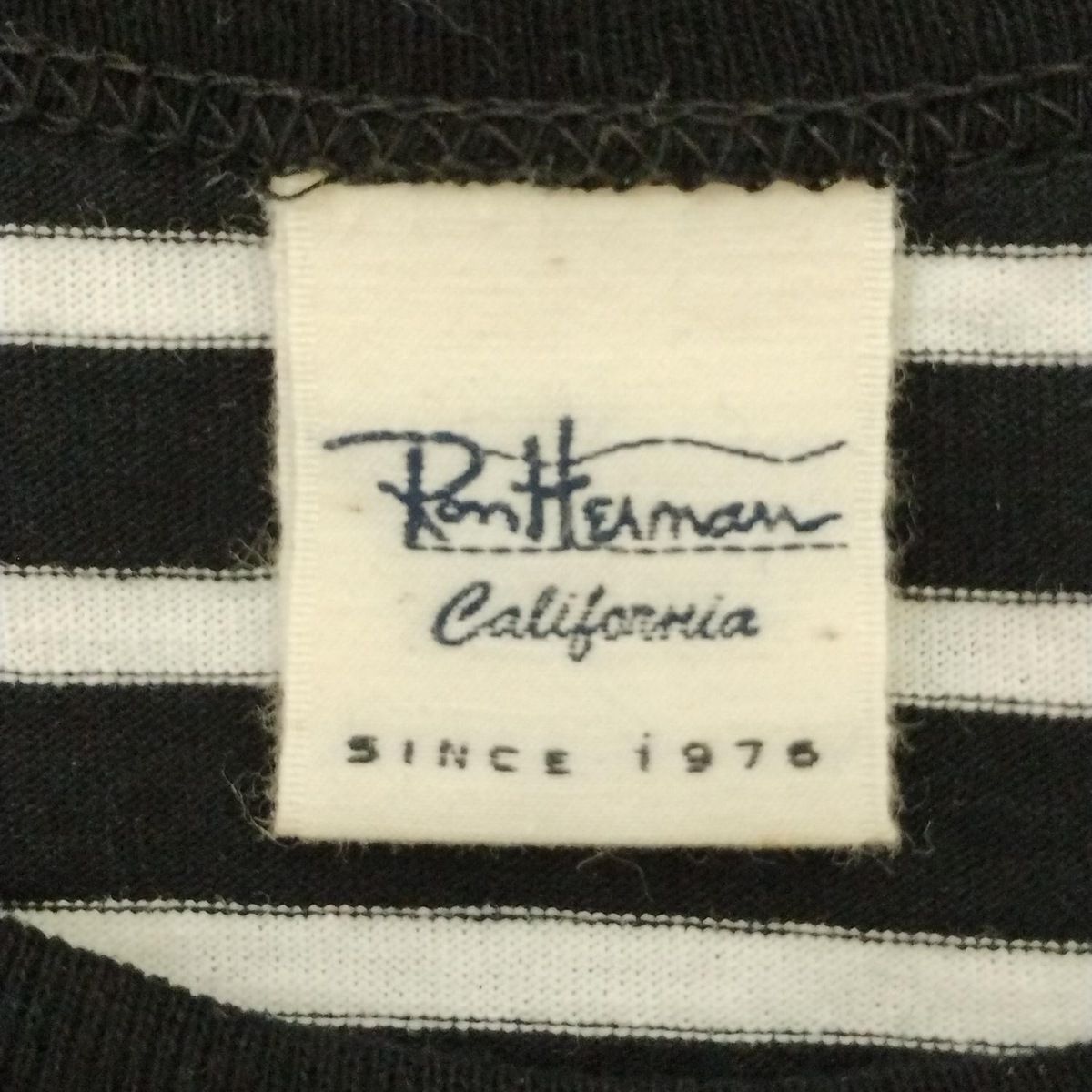 Ron Herman(ロンハーマン) タンクトップ サイズXS レディース - 黒×白