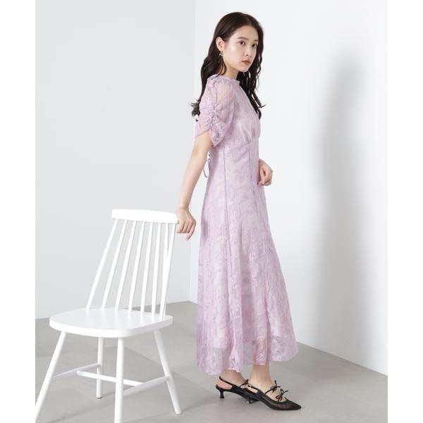 カジュアルドレス レースワンピース