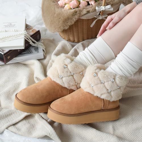 キルティングスタッズムートンブーツ543604