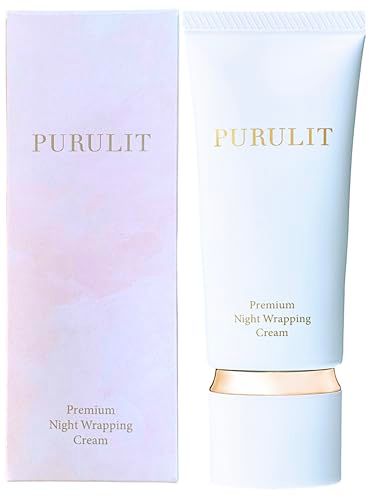 プルリット PURULIT ナイトラッピングクリーム 夜 8時間 ナイトパック 寝ている間に肌水分を閉じ込める スリーピングパック ジェルパック 寝ながら ラッピング パック 保湿 国産 35 g 1本