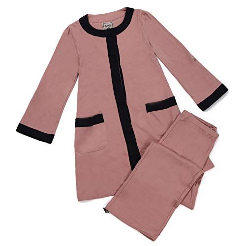 KISS MY LIFE 入院用パジャマ 敏感肌 綿 入院 おしゃれ レディース かわいい 介護 ルームウェア パピヨンウェア-チュニックタイプ ピンク L kml 180102 a 2