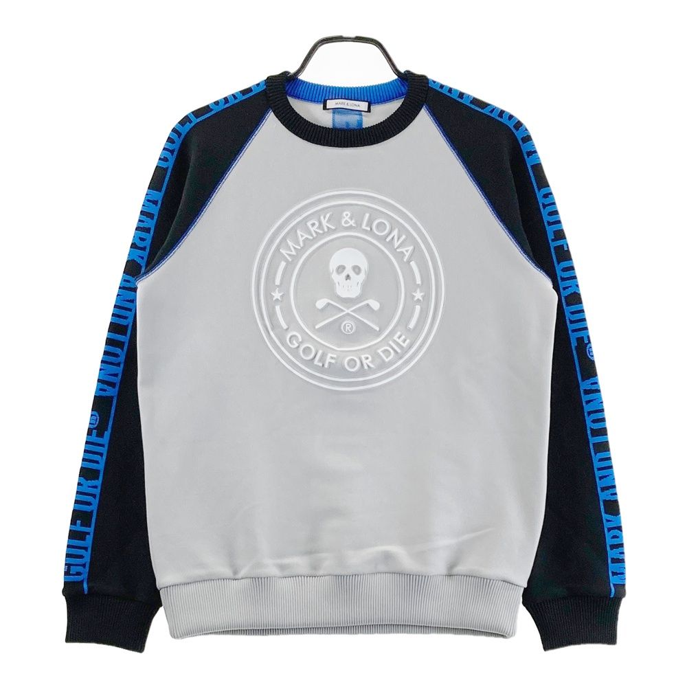 サイズ 44 MARK-LONA マークアンドロナ ニット セーター グレー系 ゴルフウェア メンズ ストスト