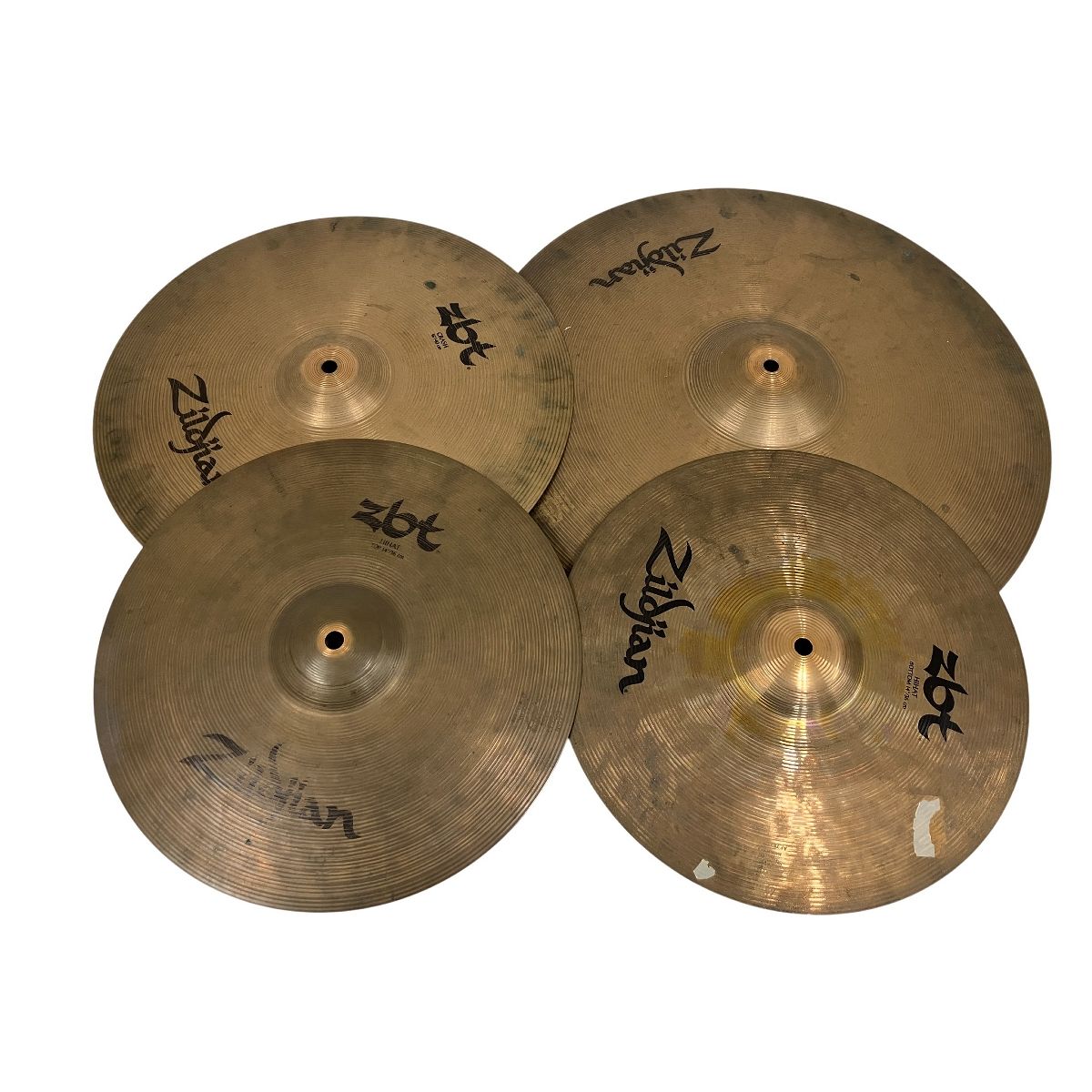 Zildjian zbt Hi Hat Top Bottom 14 36 cm CRASH 16 40 RIDE 20 51 楽器 打楽器 ジルジャン