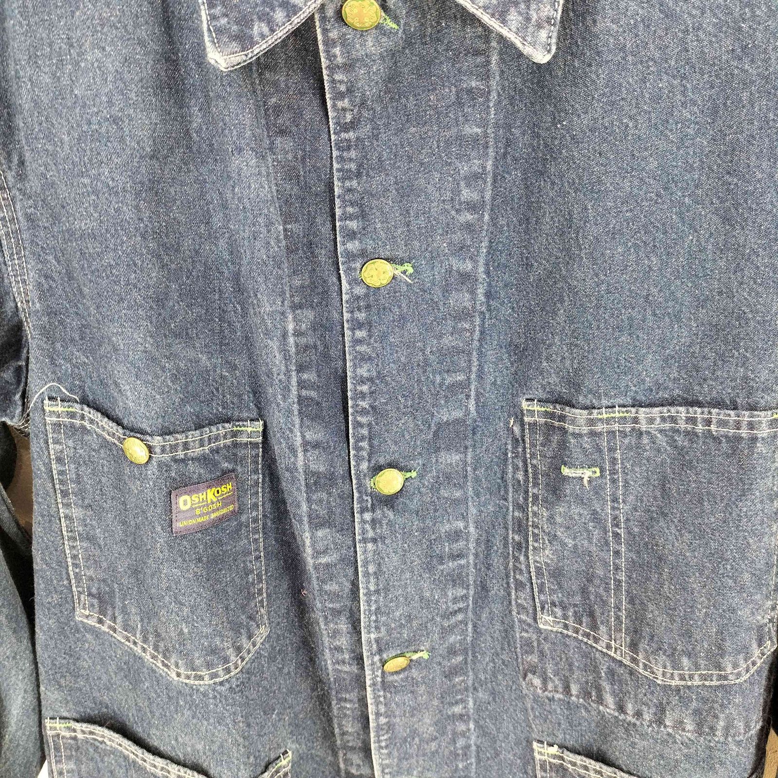 超美品　USA製　70s OSHKOSH オシュコシュ　カバーオール　40R オシュコシュ OSHKOSH 70S デニムカバーオール メンズ 40R - メルカリ