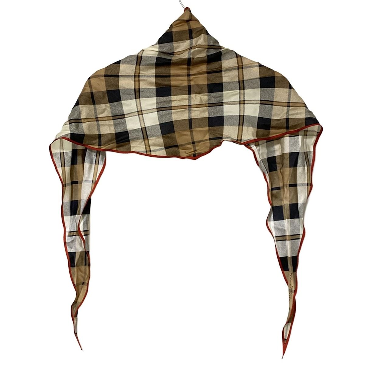 ライトブラウン チェック柄