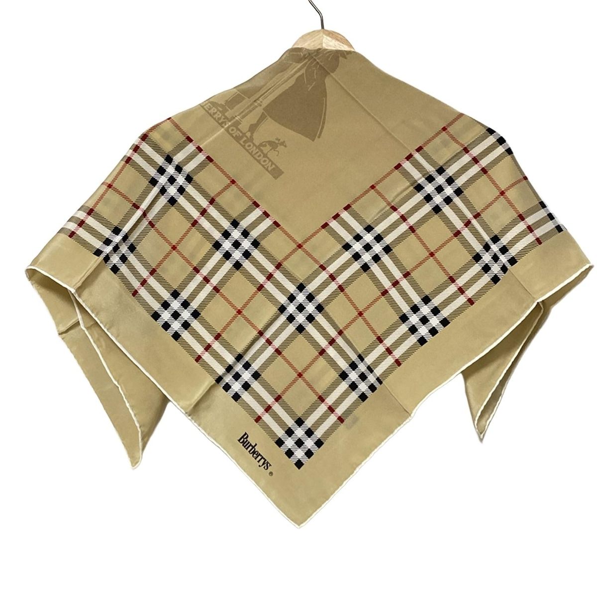 Burberry s バーバリーズ スカーフ - ライトブラウン×黒×マルチ チェック柄