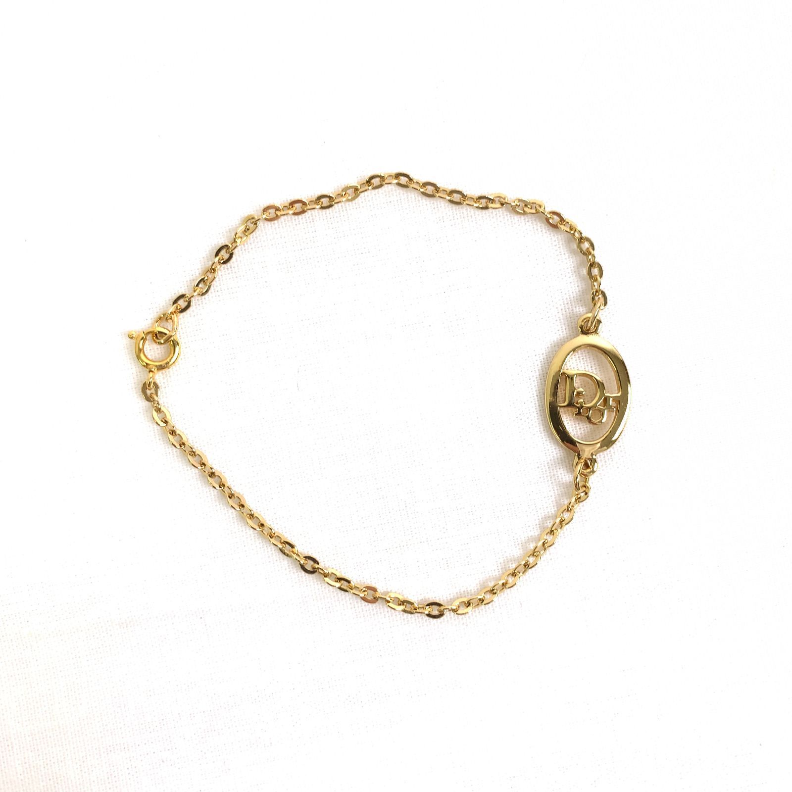 KM 1903-50-10 Christian Dior クリスチャン ディオール ブレスレット ロゴ ゴールド レディース ファッション小物 アクセサリー