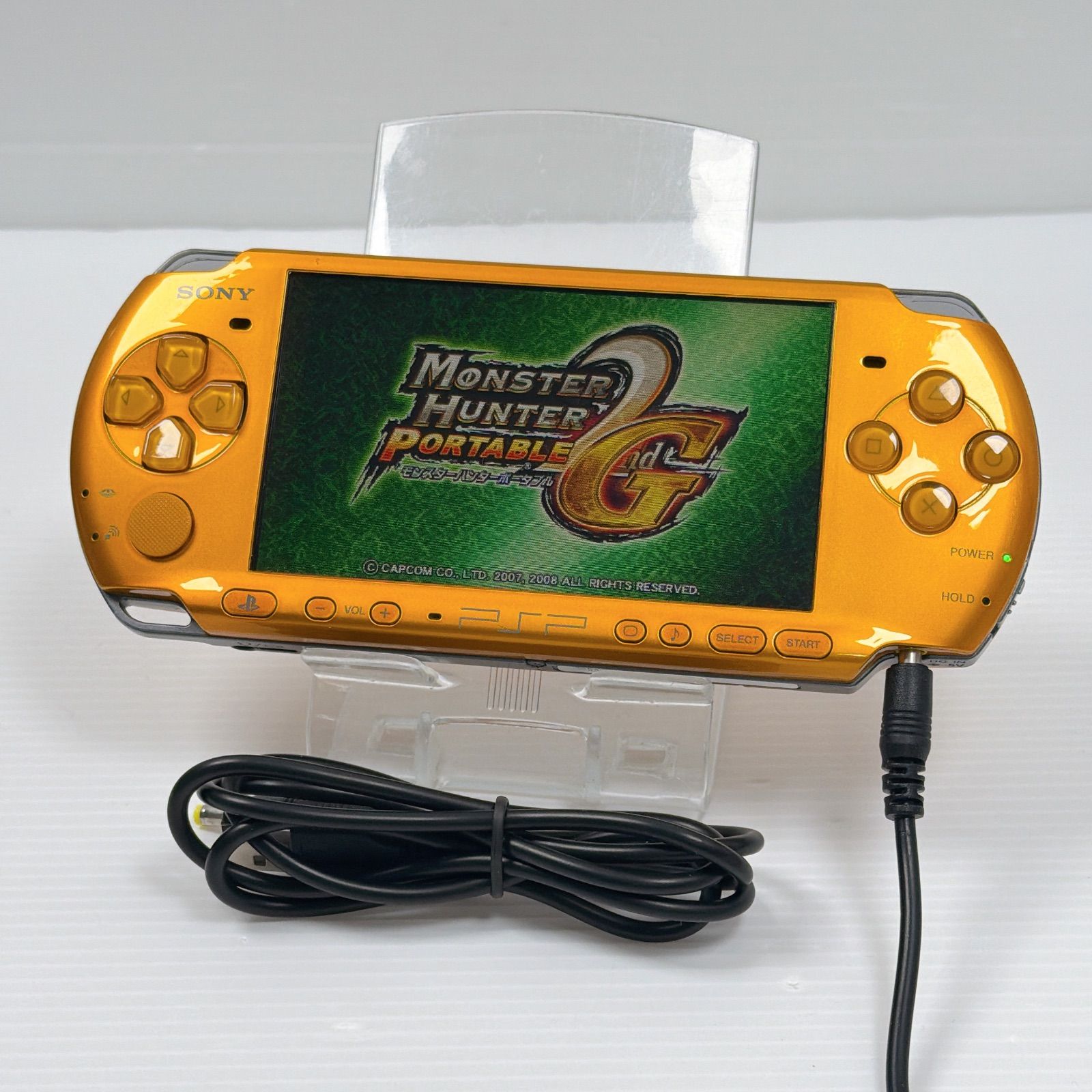 PSP 3000 ブライトイエロー 遊べるセット FW 6.60 ソニー プレイステーション ポータブル SONY PlayStation Portable