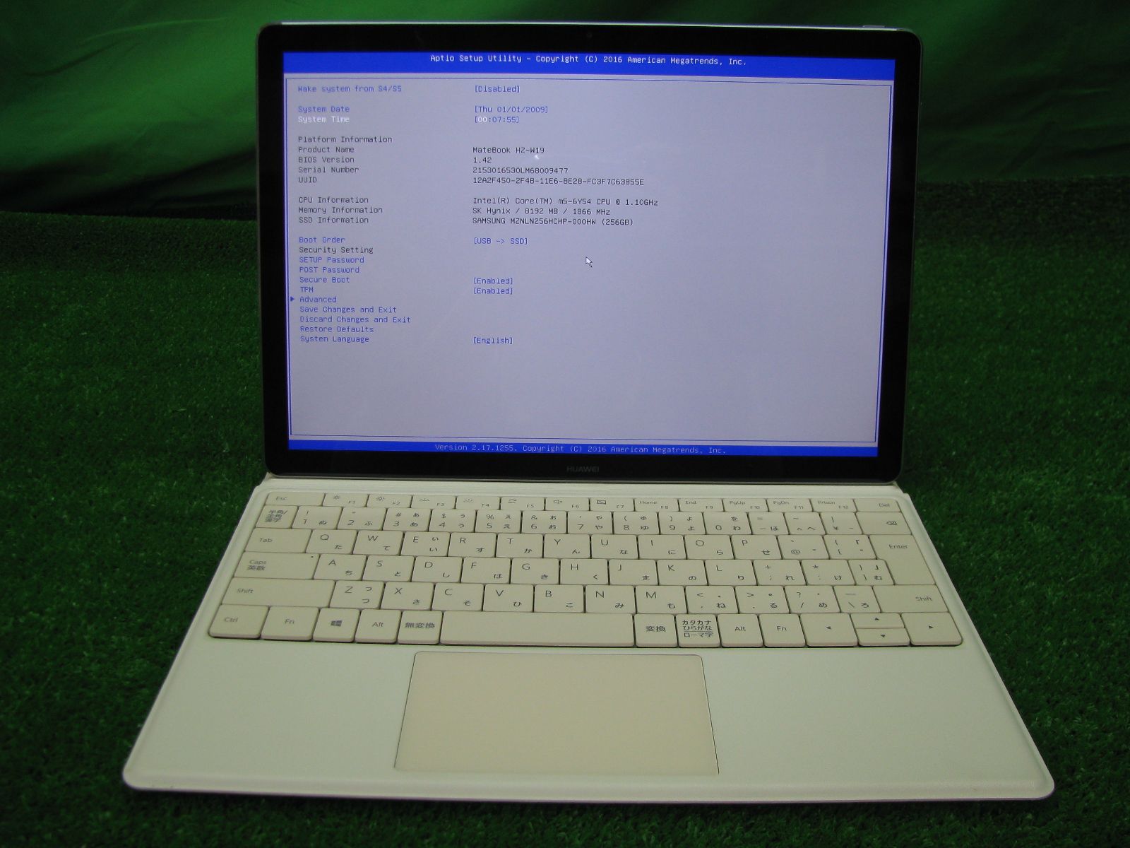 L3692】HUAWEI MateBook 売れ筋 HZ-W19 ノートPC 2025年最新】HUAWEI