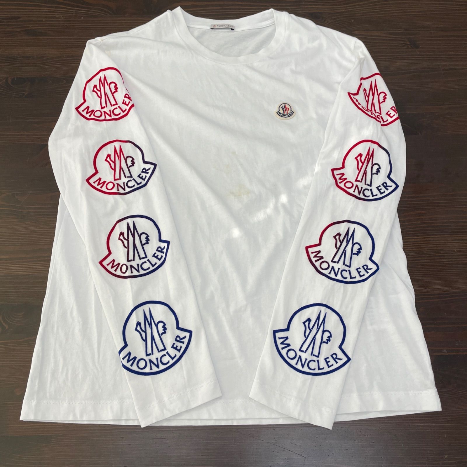 MONCLER モンクレール メンズ 長袖Tシャツ ロンT ロゴパッチ - メルカリ