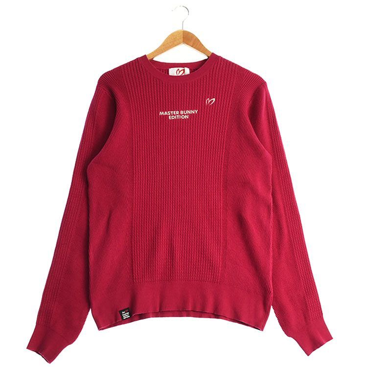 送料0円！】マスターバニー｜メンズ｜4 (M相当)｜ニット｜ボルドー系