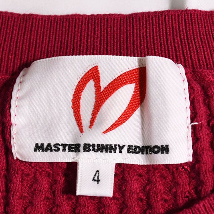 マスターバニー|メンズ|4 M相当 |ニット|ボルドー系|秋冬| ゴルフ用品