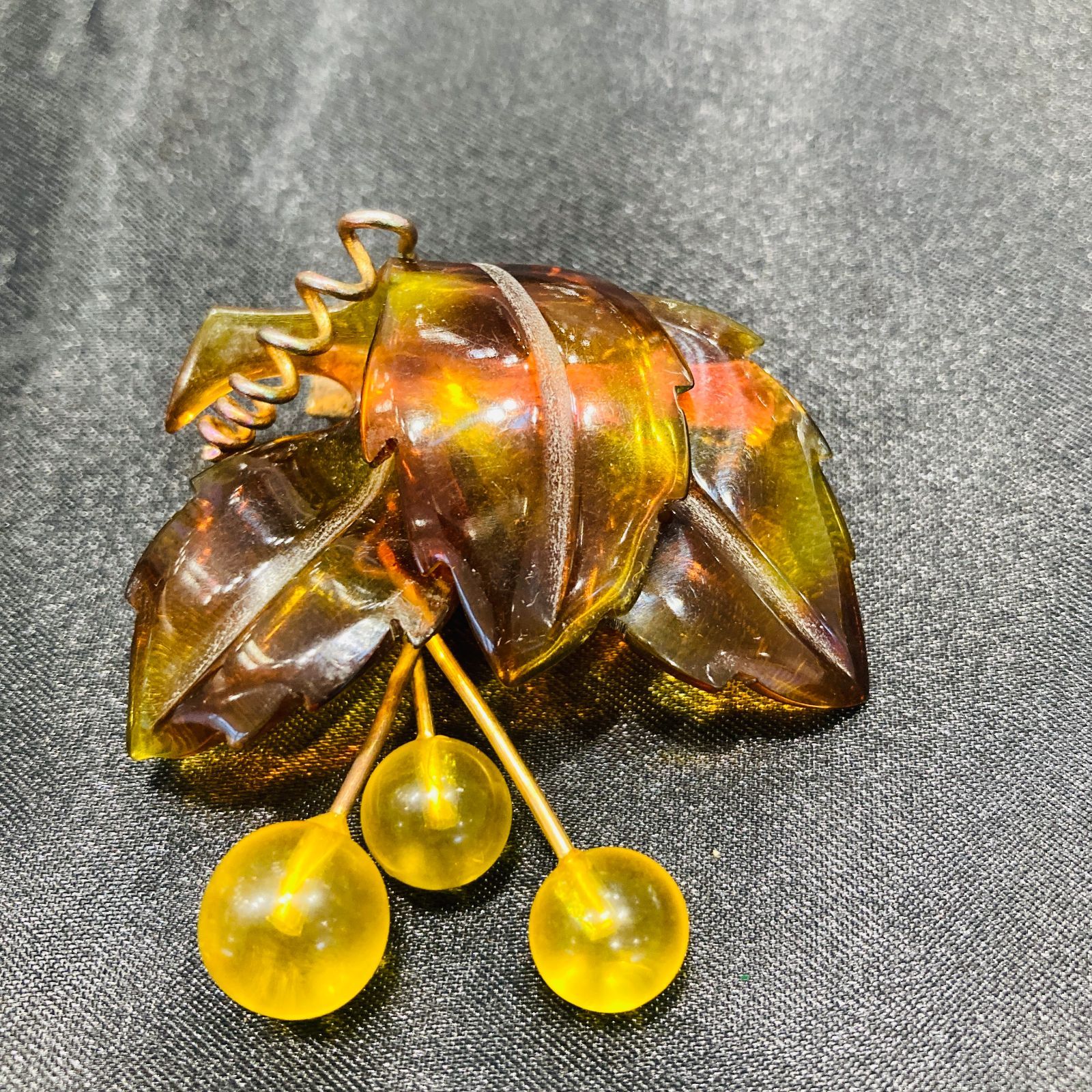 A【まとめ売り】久慈琥珀 コハク アンバー イヤリング ペンダント