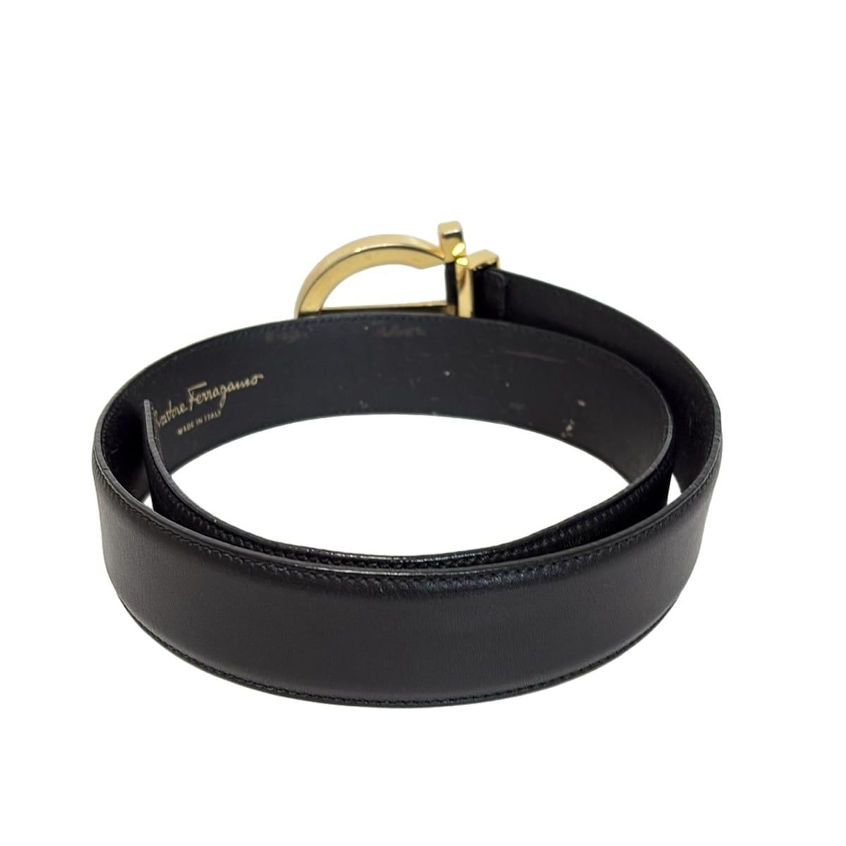 FERRAGAMO/SalvatoreFerragamo(サルバトーレフェラガモ) ベルト - 黒