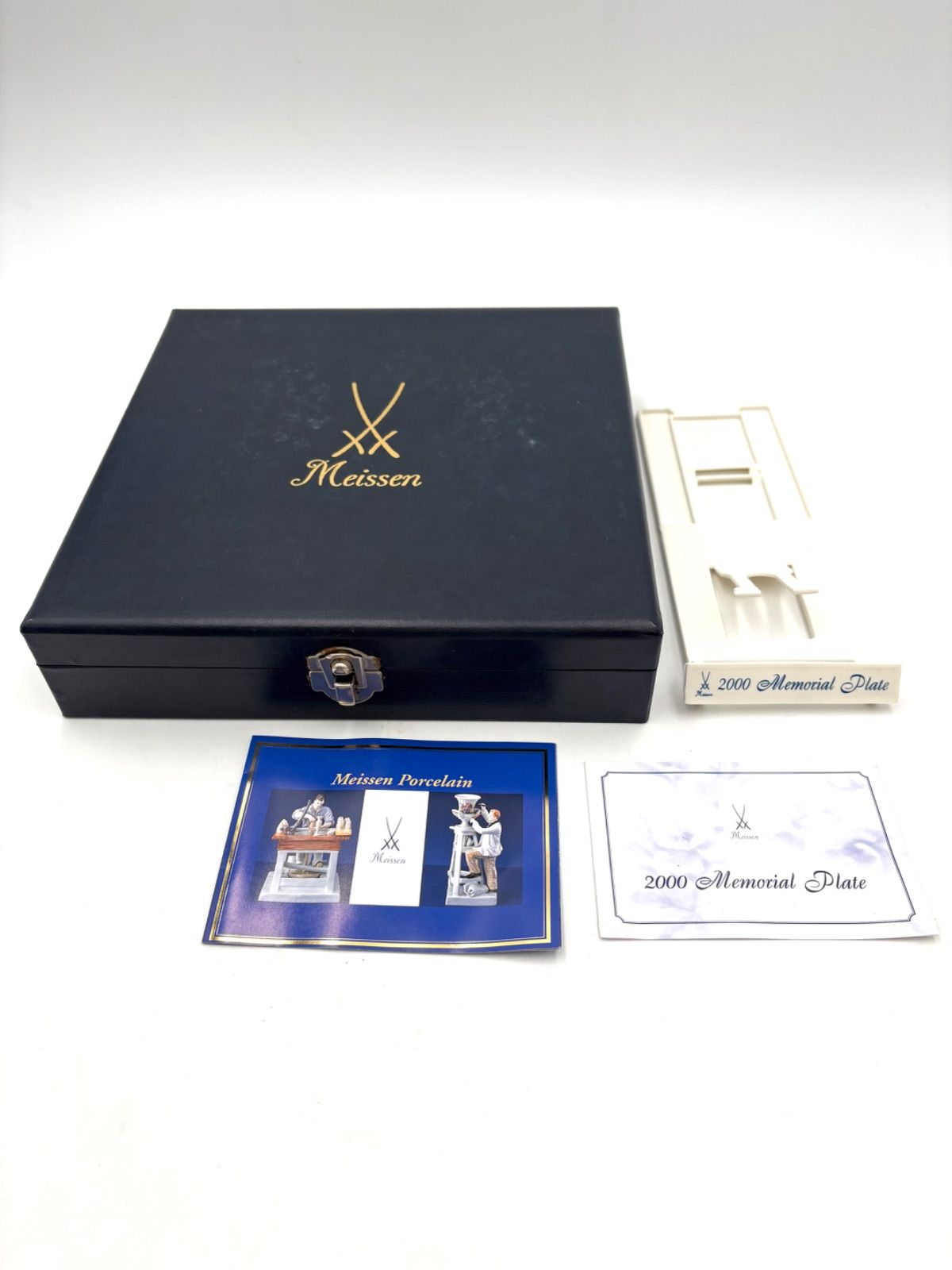  Meissen マイセン メモリアルプレート 2000 アヒルがみんな ドイツ民謡シリーズ 皿 飾り皿 プレート き 皿 食器