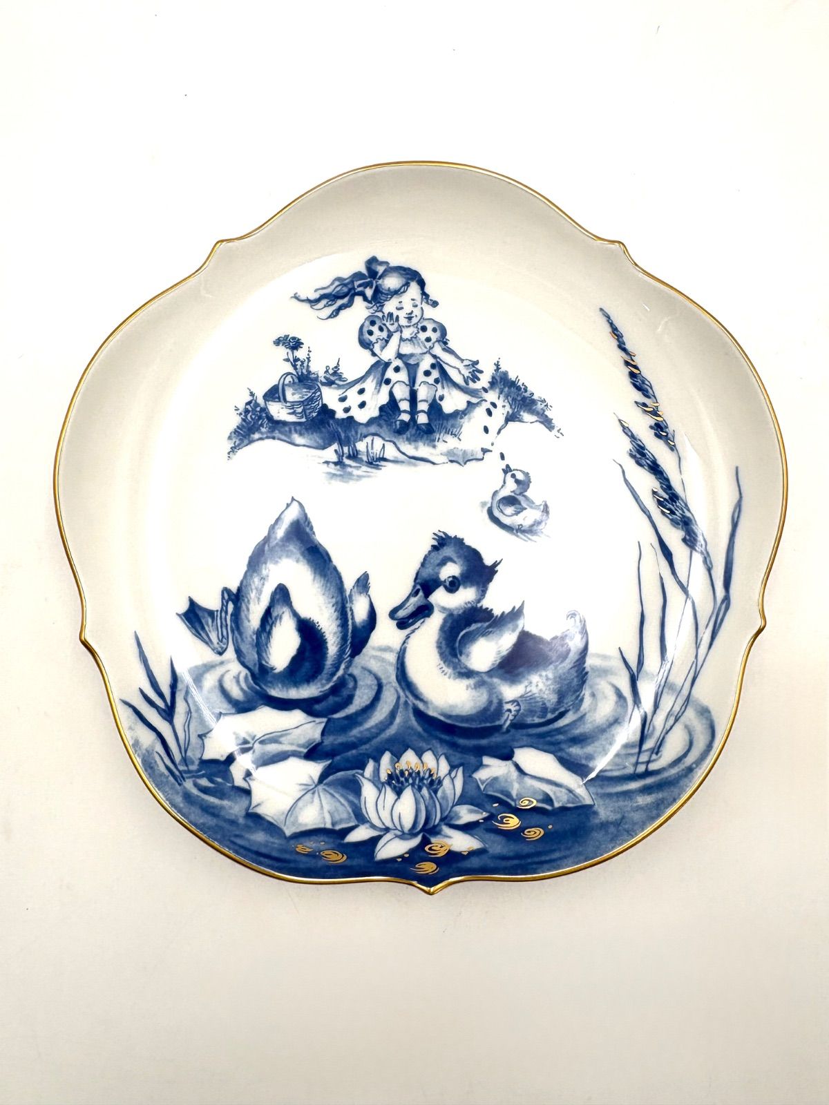 MEISSEN】マイセン 275周年記念 歴代双剣 ロゴプレート 飾り皿