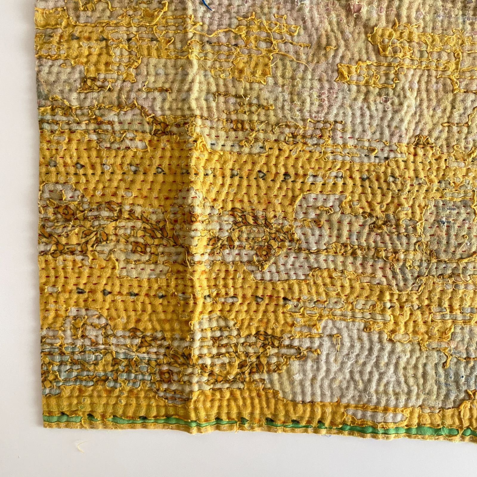 未使用イエロー花柄カンタキルト 3455. 3397. 3349. 専用ページ ラリーキルト カンタキルト オールド