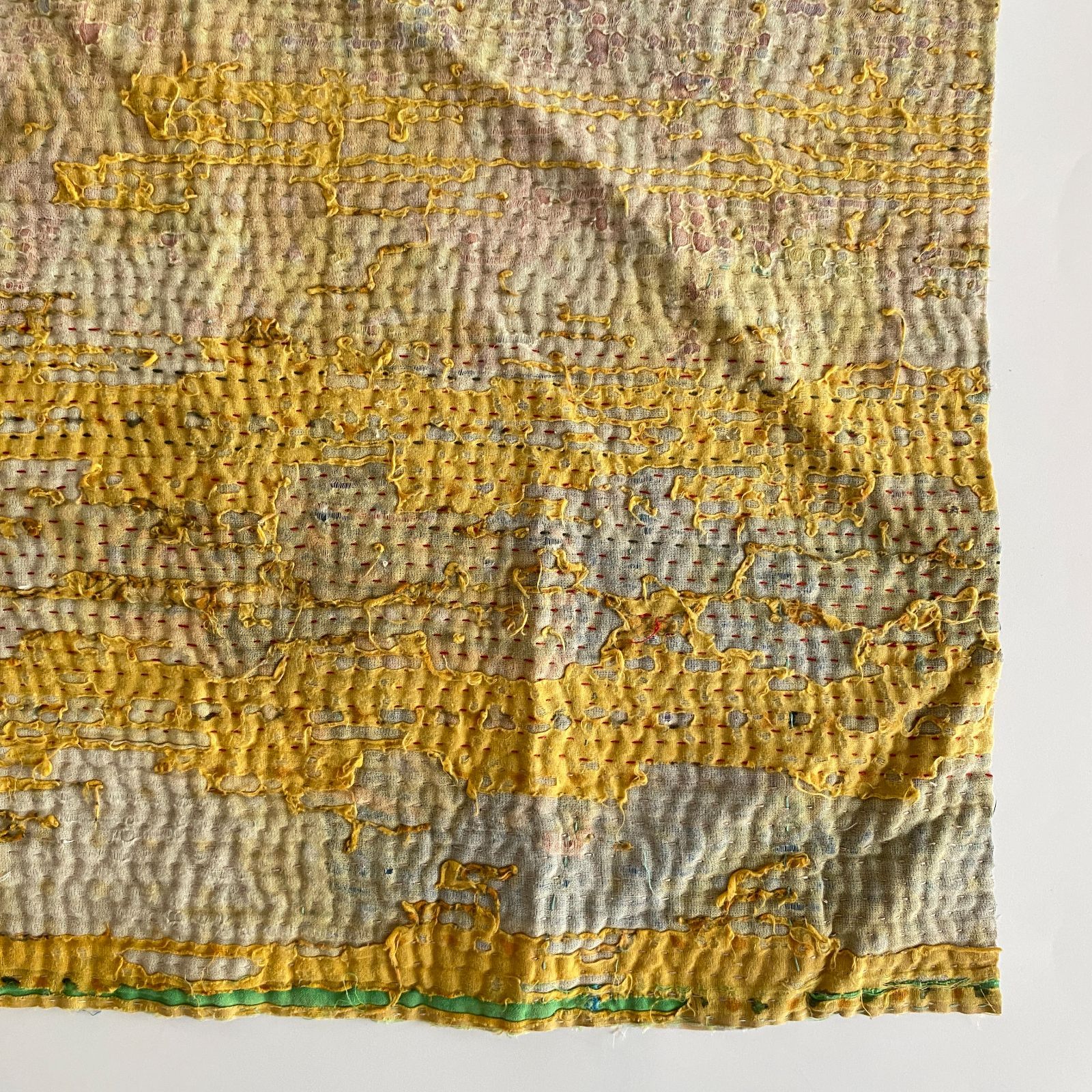 未使用イエロー花柄カンタキルト 3455. 3397. 3349. 専用ページ ラリーキルト カンタキルト オールド