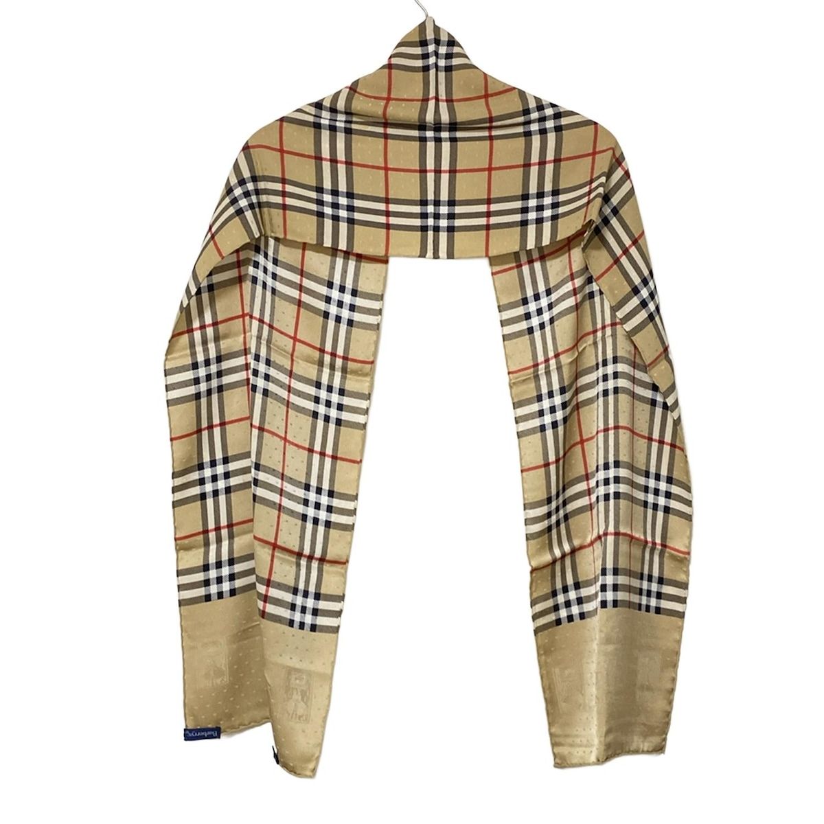 Burberry s バーバリーズ スカーフ ライトブラウン ネイビー マルチ チェック柄