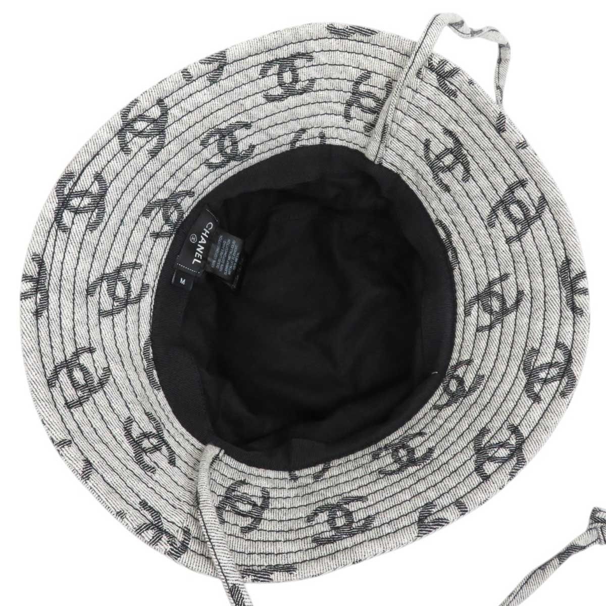 シャネル ココマーク デニム バケットハット ユニセックス グレー