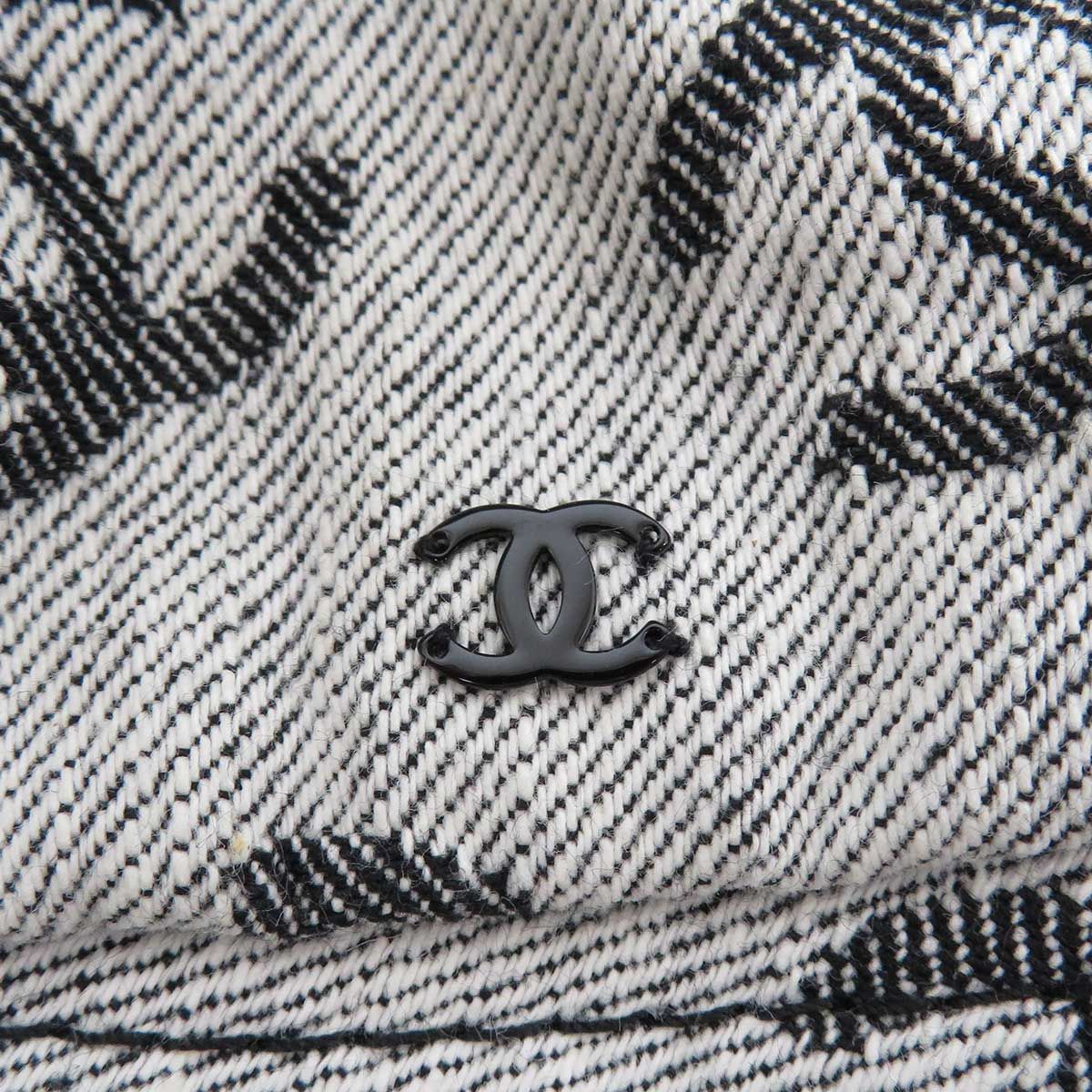 シャネル ココマーク デニム バケットハット ユニセックス グレー