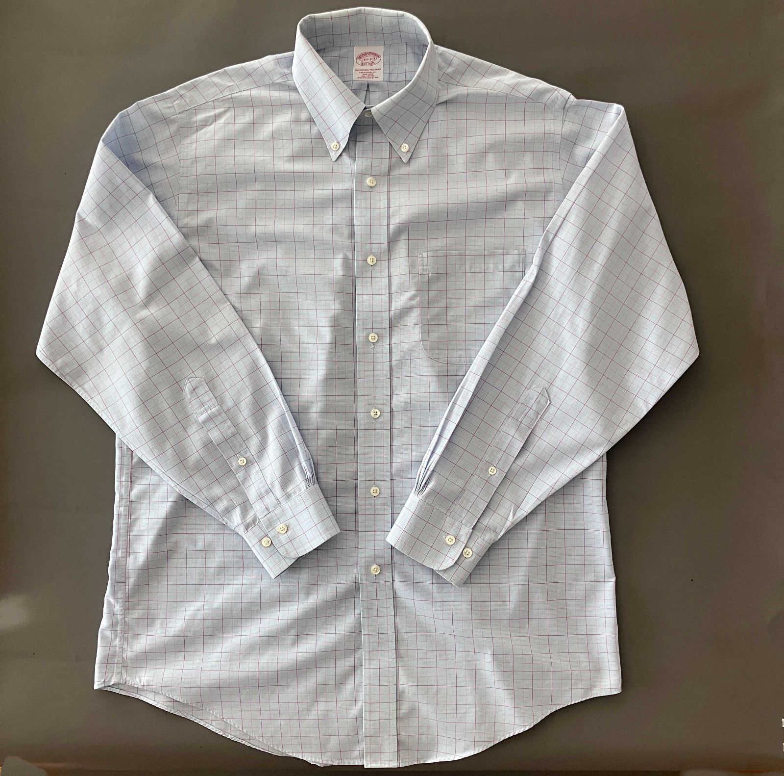 Brooks Brothers ボタンダウンシャツ 15/32 新品タグ付き Brooks Brothers ボタンダウンシャツ 15 1/2-32/33 / Non-Iron